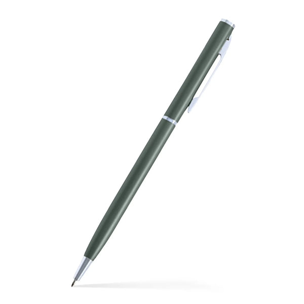 Slim Twist Metal Pen (Silver)