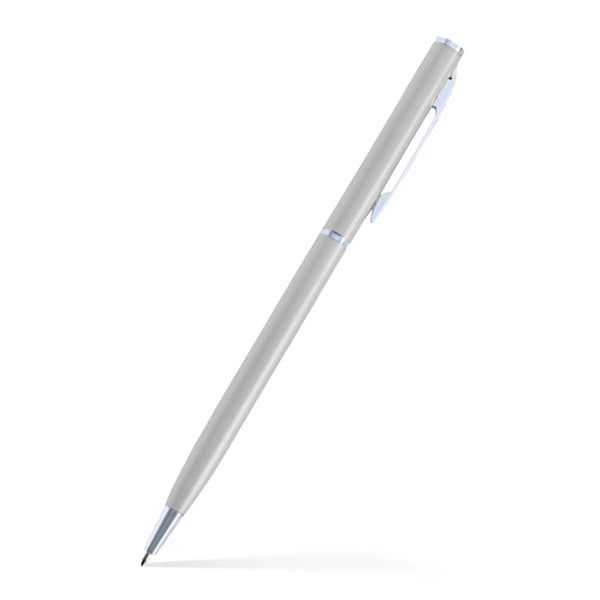 Slim Twist Metal Pen (Silver)