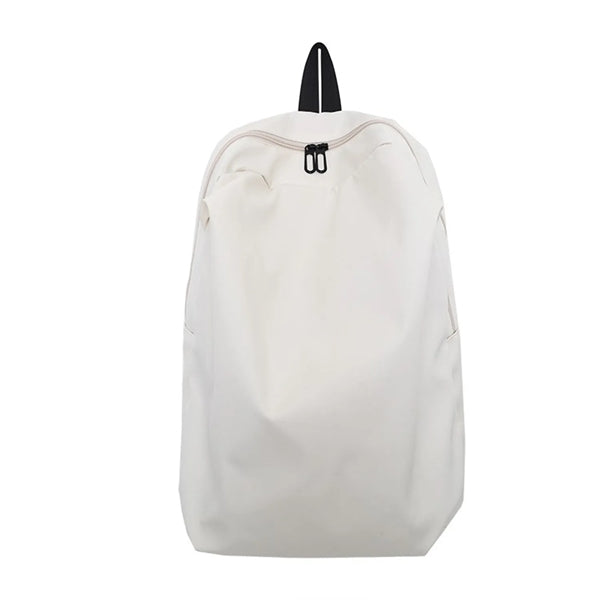 Solid Color Minimalist Large Capacity Backpack