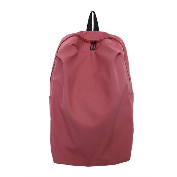 Solid Color Minimalist Large Capacity Backpack