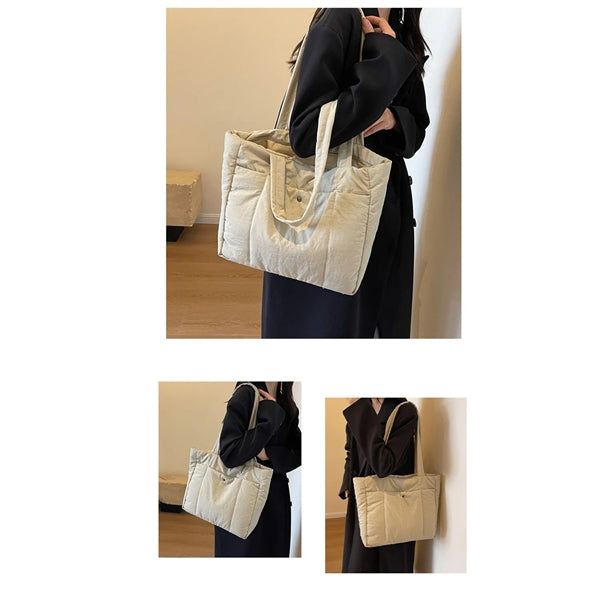 Soft Cloud One Shoulder Tote Bag