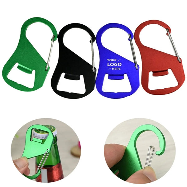 2 in 1 Carbiner Bottle Opener