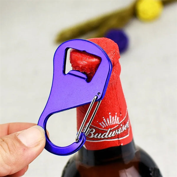 2 in 1 Carbiner Bottle Opener