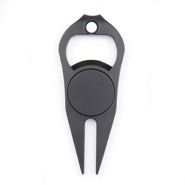 Golf Divot Tool With Magnetic Ball Marker Bottle Opener