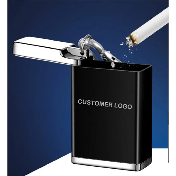 Metal Portable Ashtray With Keychain