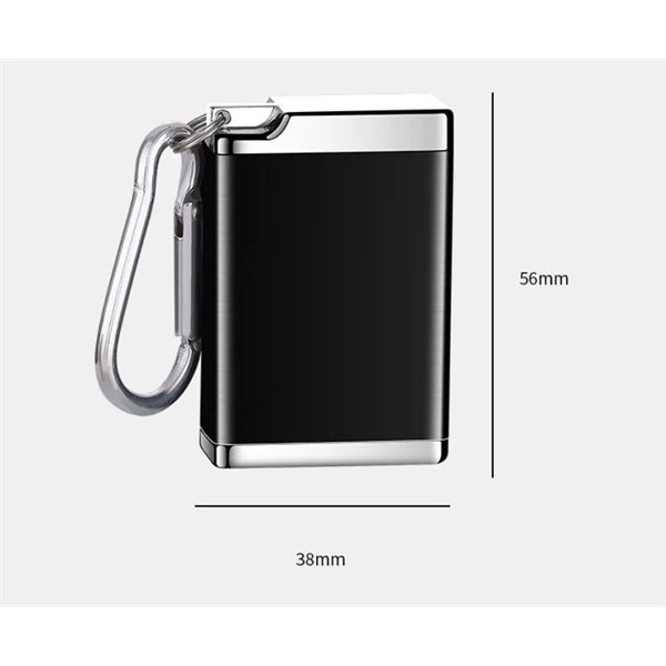 Metal Portable Ashtray With Keychain