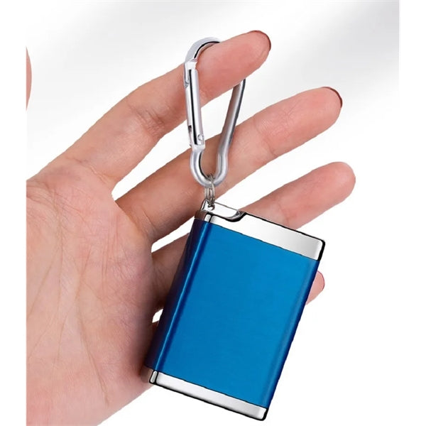 Metal Portable Ashtray With Keychain