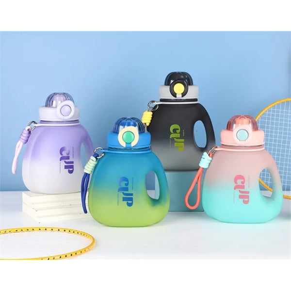 50 oz Plastic Water Bottle with Carry Strap
