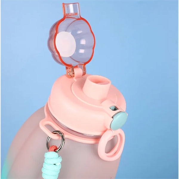 50 oz Plastic Water Bottle with Carry Strap