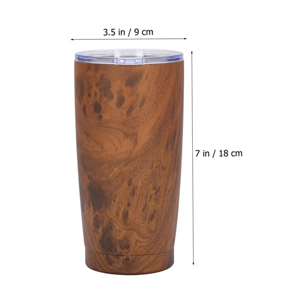 20 oz. Wood Grain Coffee Tumbler