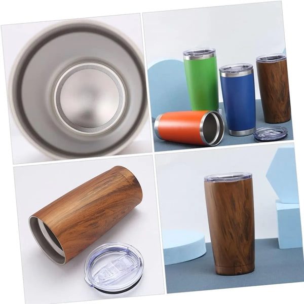 20 oz. Wood Grain Coffee Tumbler