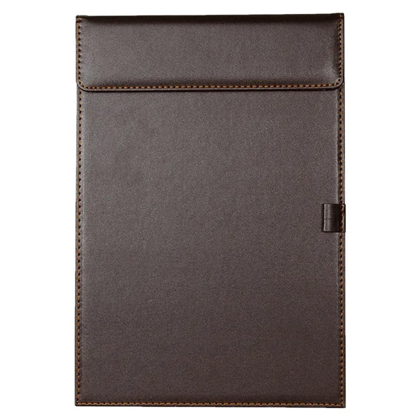 12.99"x9.05" A4 Leather Magnetic Clipboard