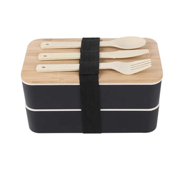 Bamboo Lid Lunch Box Thermal Bento Box