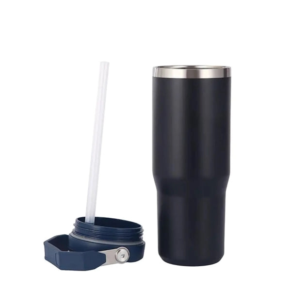 30oz Vacuum Insulated Water Bottle with Straw
