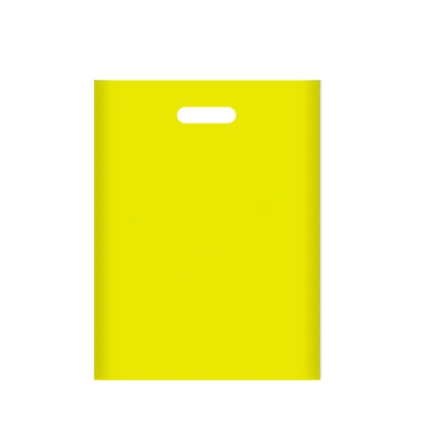 Die Cut Fold-Over Reinforced Plastic Bag