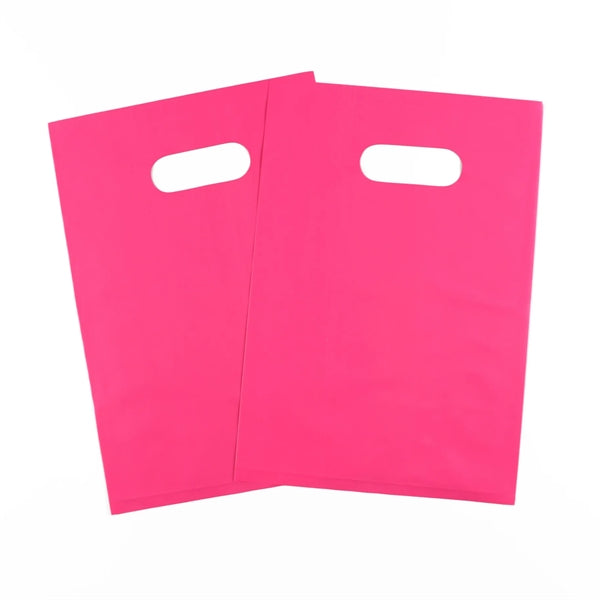 Die Cut Fold-Over Reinforced Plastic Bag