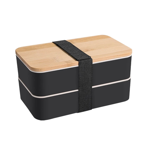 Plastic Bento Box w/ Elastic Strap