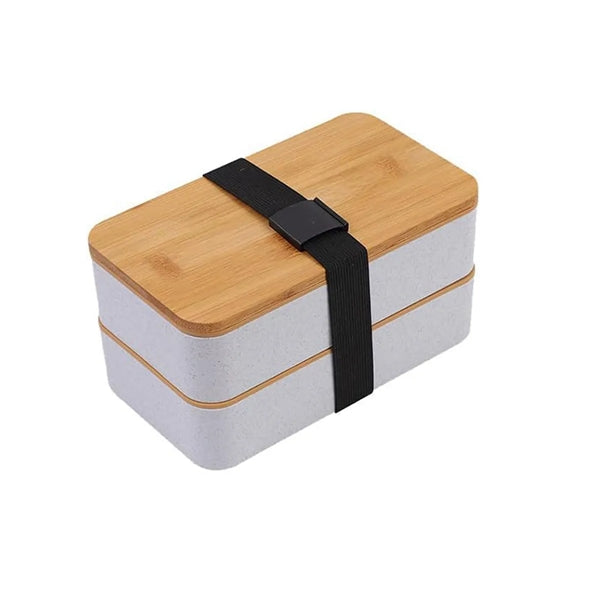 Plastic Bento Box w/ Elastic Strap