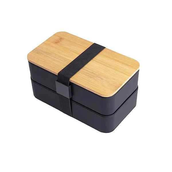 Plastic Bento Box w/ Elastic Strap