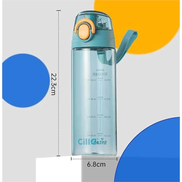 20 oz Tritan Water Bottle with Carry Strap