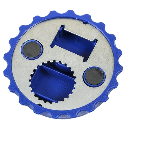Round Bottle Opener with Magnet