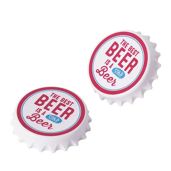 Round Bottle Opener with Magnet