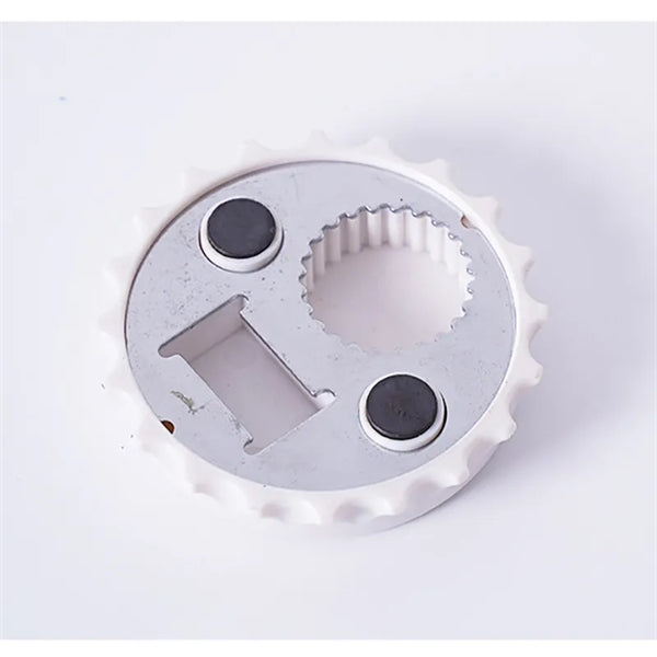 Round Bottle Opener with Magnet