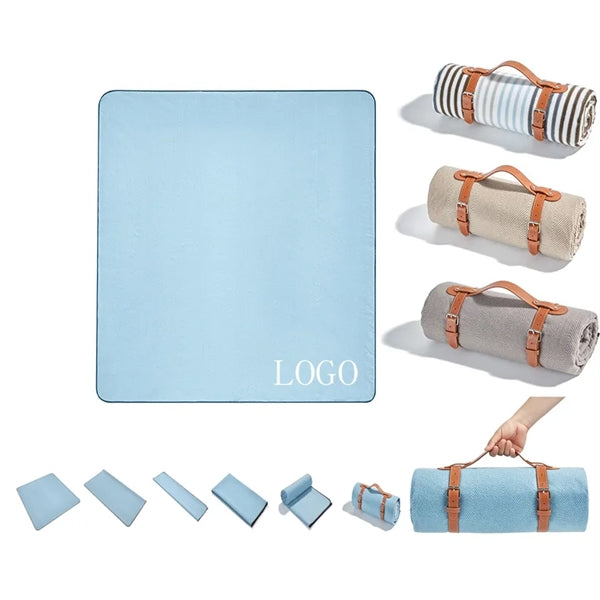 Picnic Blanket, 2 in 1 Outdoor Waterproof Throw Blanket