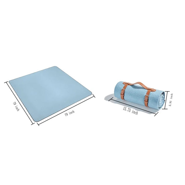 Picnic Blanket, 2 in 1 Outdoor Waterproof Throw Blanket