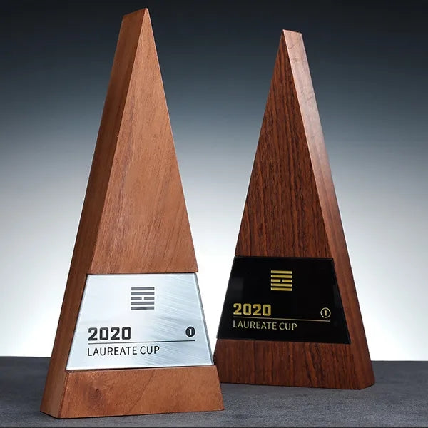 Wooden Triangle Trophy