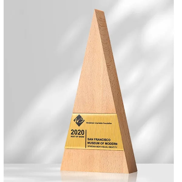 Wooden Triangle Trophy