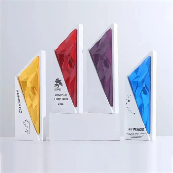 Exclusive Crystal Wooden Award