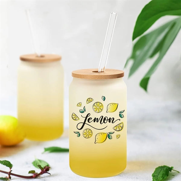 Frosted Glass Cup