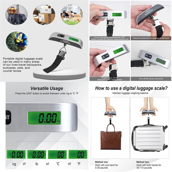Travel Digital Luggage Scale 110LB/50KG