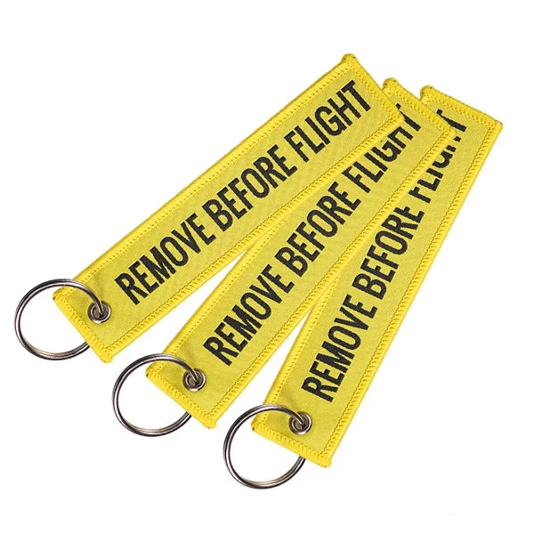 Flight Keychain Tags