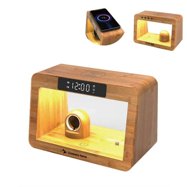 Bamboo Wireless Charger Station