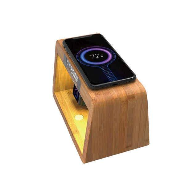 Bamboo Wireless Charger Station