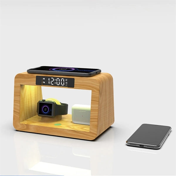 Bamboo Wireless Charger Station