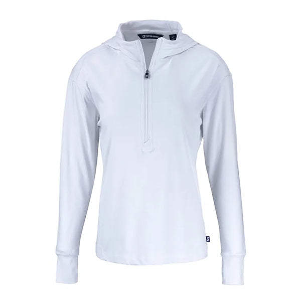 Cutter & Buck Ladies Daybreak Eco Recycled Half Zip Hoodie