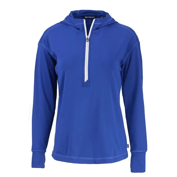 Cutter & Buck Ladies Daybreak Eco Recycled Half Zip Hoodie