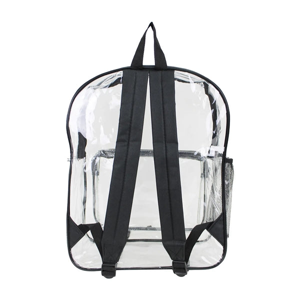 17" Heavy Duty Clear Security Backpack