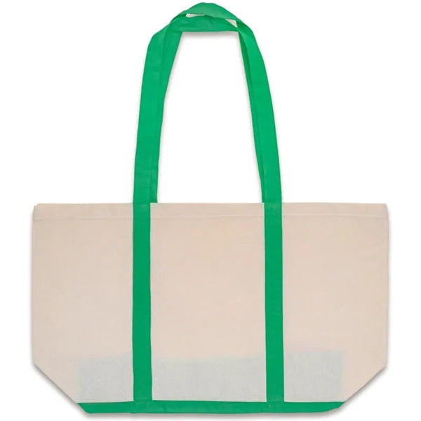 Two Tone Cotton Canvas Tote Bags