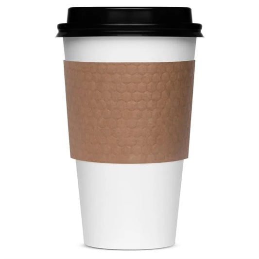 Premium Embossed Natural Kraft Cup Sleeves