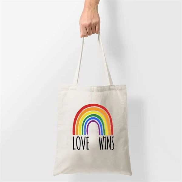 LGBTQ Pride Everyday Cotton Tote Bags