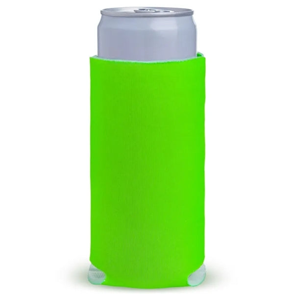 Fluorescent Neon Collapsible SLIM Can Coolers