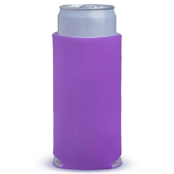 Fluorescent Neon Collapsible SLIM Can Coolers