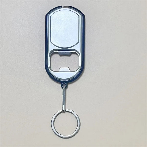 Bottle Opener Keychain with LED Light