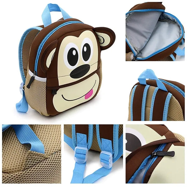 Little Kid Toddler Cute Neoprene Cartoon Backpacks