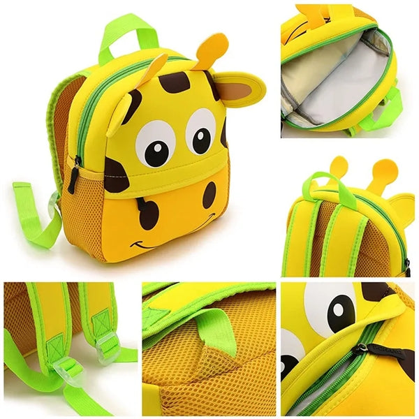 Little Kid Toddler Cute Neoprene Cartoon Backpacks