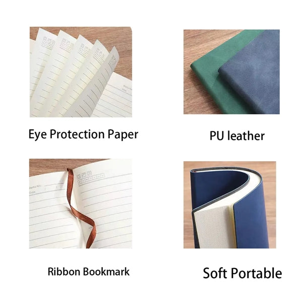 A5 Vintage Classic PU Leather Travel Journal Notebook